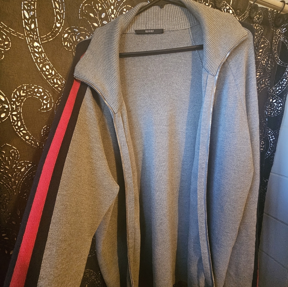 Vintage Gucci Zip On Sweater